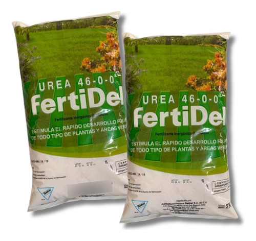 Fertilizante Fertidel Urea 2 Kg (2 Piezas)