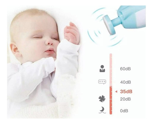 Lima De Uñas Corta Eléctrica Portátil Para Bebés Con Luz Led Color Rosa