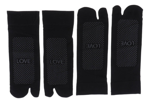 2pair Japón Tabi Calcetines Split 2 Dedo Sandalias Zapatilla