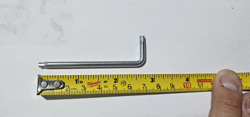 Llave Torx De Seguridad T20. 5 Piezas