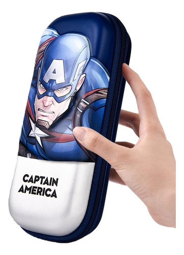 Funda Para Bolígrafo Capitana Marvel Gran Capacidad