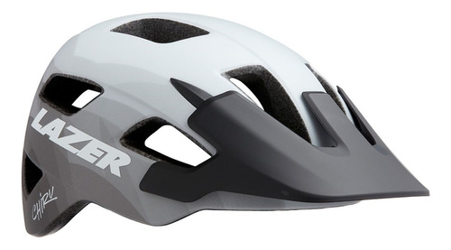 Casco de ciclismo Lazer Chiru Turnfit System Enduro MTB, color blanco, talla M