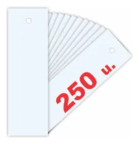 Comprar Etiqueta Colgante Ropa Precio Prenda Tag Talle 3x9cm X250