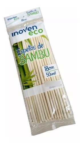 Espetos de Bambu 25cm - Talge