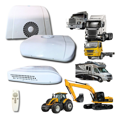 Kit Ar Condicionado Teto Slim Caminhão Vw 23-210 18-310