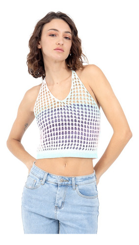 Blusa De Tejido Beach Style Para Dama Forever 21