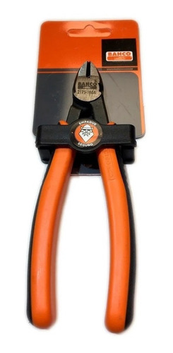 Imagen 5 de 9 de Alicate Bahco 160mm 2175-160a Corte Lateral Mango Ergonomico