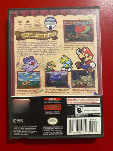 Paper Mario The Thousand-year Door Nintendo Gamecube (Usado)