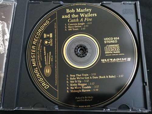 売上最激安 Mobile Fidelity Bob Marley Catch A Fire inspektorat