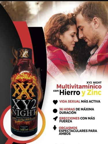 2 Super Energizante Xy2 Night Xxx - Unidad a $27450