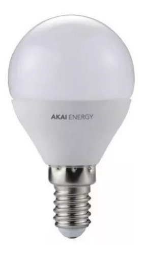 Lámpara Led Gota Akai 5w E14 Mignon X Unidad Color de la luz Blanco