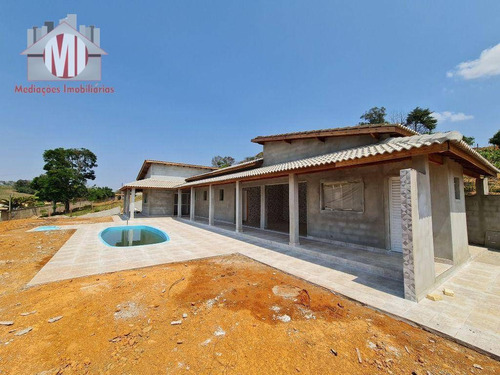 Imagem 19 de 19 de Lindo Projeto, Com Escritura, 3 Dormitórios, Piscina, Campinho, Área Gourmet, À Venda, 1900 M² Por R$ 550.000 - Zona Rural - Pinhalzinho/sp - Ch0909