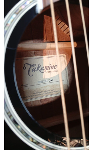 Violão Takamine Japan 100 Custom Showroom Com Case Takamine