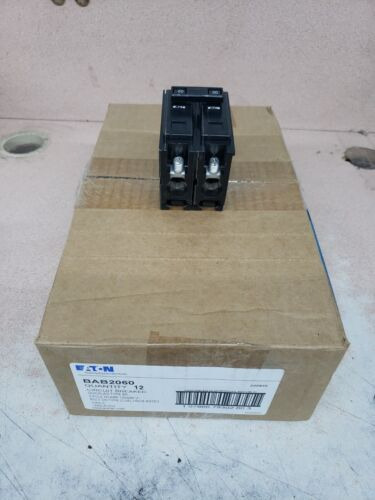 1- New Eaton  Bab2060 Cutler Hammer  Double 60amp 240v B Aan