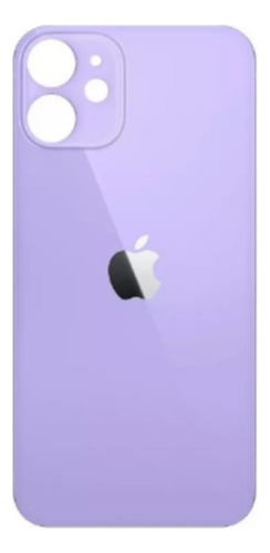 Tapa Trasera Compatible Con iPhone 12 Color Violeta 