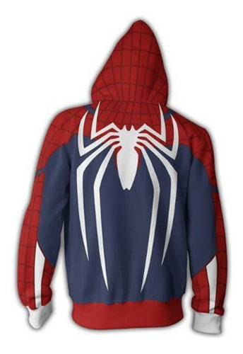 Nuevo3d Sudaderas Spider-man Ps4 Chamarra De Juego De Traje