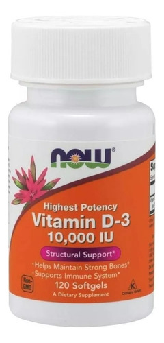 Vitamina D3 De  10,000- Vitamin D3 (as Cholecalciferol) 365 