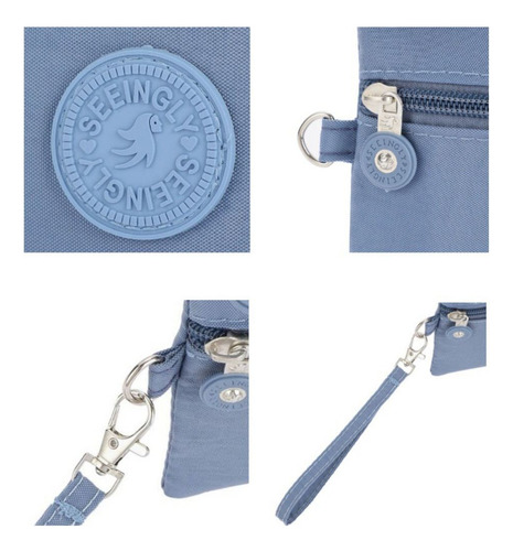 Monedero Portátil Para Mujer, Monedero Con Cremallera