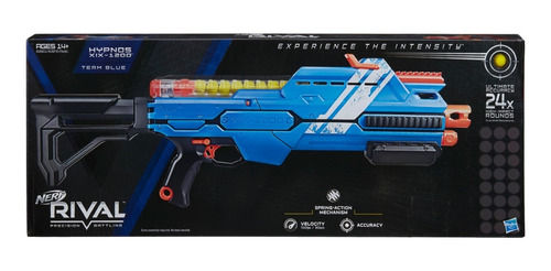 Lanzador Hypnos Xix-1200 Nerf Rival Color Azul