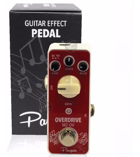 Pedal Efecto Overdrive Modelo Mooer Guitarra Electrica Bajo