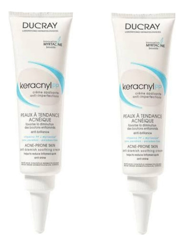 Ducray Keracnyl Pp+ Crema Anti-imperfecciones 30ml X2pz Grasa Día/noche
