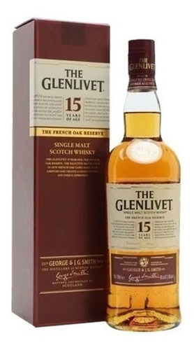 The Glenlivet 15 Anos Single Malt Reino Unido 750 Ml