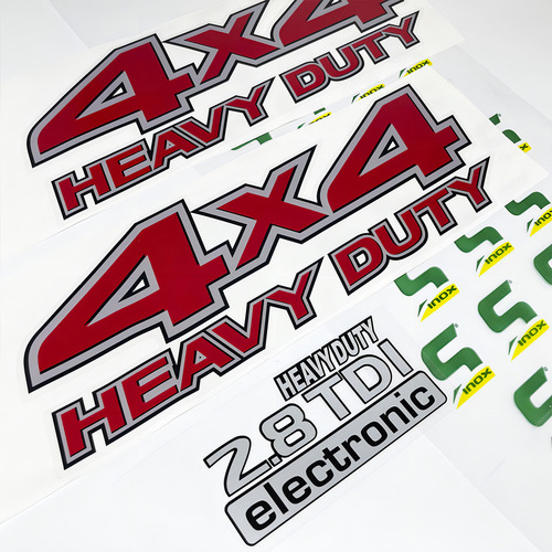 Adesivos 4x4 Heavy Duty 2.8 Tdi Electronic Frontier Genérico
