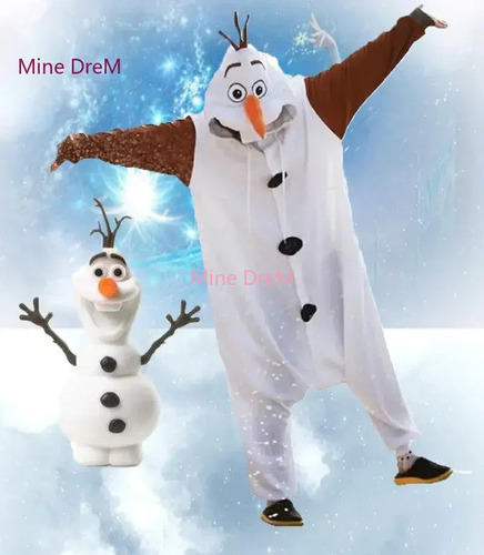 Disfraz De Pijama De Muñeco De Nieve De Frozen Cos