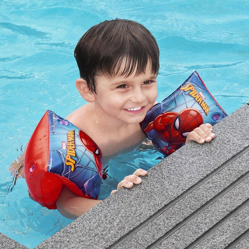 Imagen 3 de 6 de Flotadores De Brazos Spiderman ( El Hombre Araña ) Natación