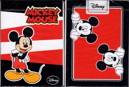 Baraja Naipe Inglés Póker Mickey Mouse By Disney Pcc