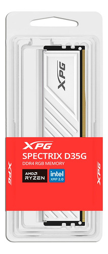 Memoria Ram Xpg Spectrix D35g Rgb Ddr4 3200mhz 8gb Blanco
