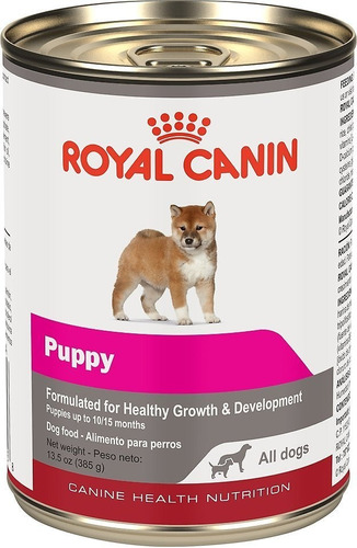 Alimento Royal Canin Canine Health Nutrition Puppy All Dogs para perro cachorro todos los tamaños sabor mix en lata de 385g