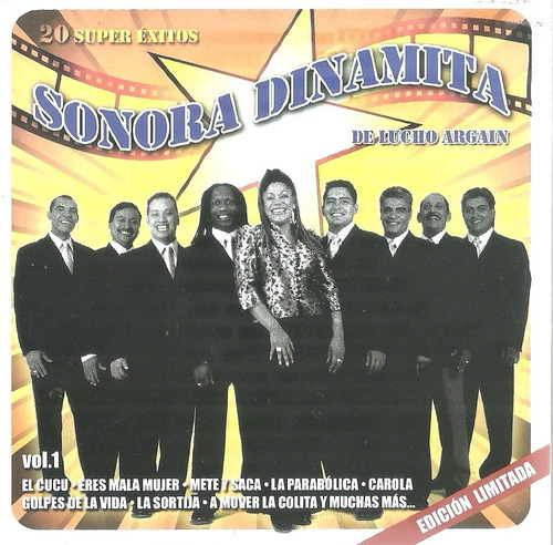 Sonora Dinamita 20 Super Éxitos Vol 1 | Cd Música Nuevo
