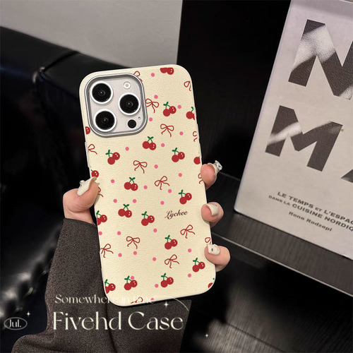Carcasa De Dibujos Animados Con Lunares En Cerezo Para Redmi A3 14c 13c 12c 9t