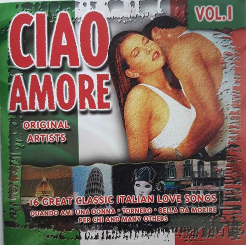 Ciao Amore Volumen 1 Originales Exitos Italianos Cd Pvl 