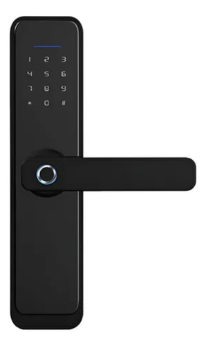 Cerradura Digital Electronica Biometría Y Huella App Ttlock Negro