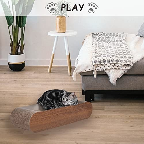 Fluffydream - Rascador Para Gatos, Cama De Cartón, Diseño