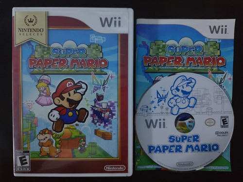 Super Paper Mario Nintendo Wii Original Físico Completo 
