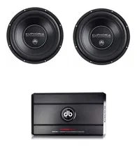 Comprar Paquete Db Drive 2 Woofers Ew312d4+amplificador Spro2000.1 