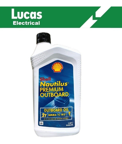 Aceite/lubricante Shell Nautilus Motor Fuera De Borda 2t 1l