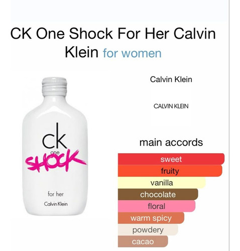 Calvin Klein One Shock Her Edt 100ml Para Mujer