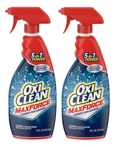 2 Pza. Oxiclean Max Force Laundry Spay Quitamanchas 5 En 1