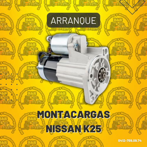 Arranque Montacargas Nissan K25