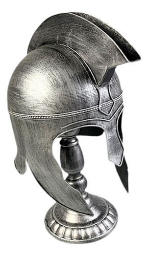 Casco Romano - Accesorio De Disfraz Medieval Para Plata
