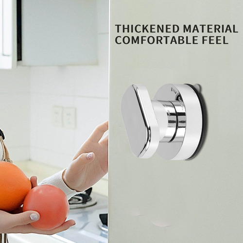 Puerta Con Mango De Ventosa Cristalina Para Refrigerador, Ba