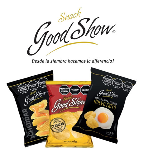 Papas Fritas Corte Americano Good Show 113gr X 12 Unidades