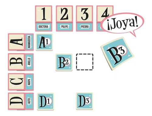 Imagen 3 de 3 de Pistas Cruzadas: Juego De Mesa Para La Familia Y Amigos