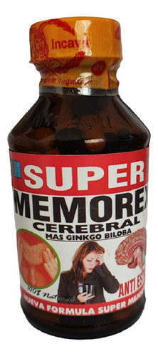 Super Memorex Cerebral  100 Capsulas C/u 500mg