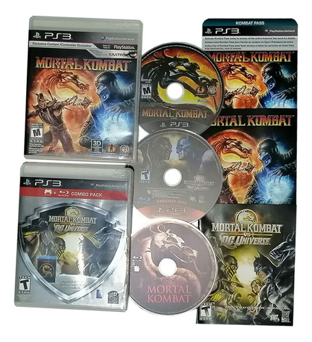 Mortal Kombat Vs Dc Universe & Mortal Kombat Combo Ps3 (Usado)