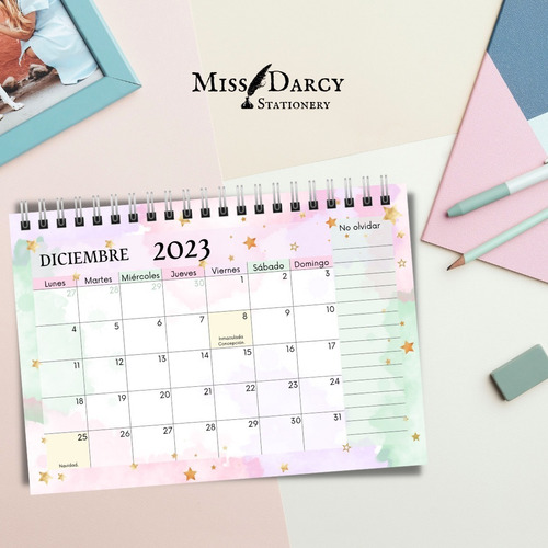 Calendario Para Imprimir 2023 Planner Mensual A4 Almanaque